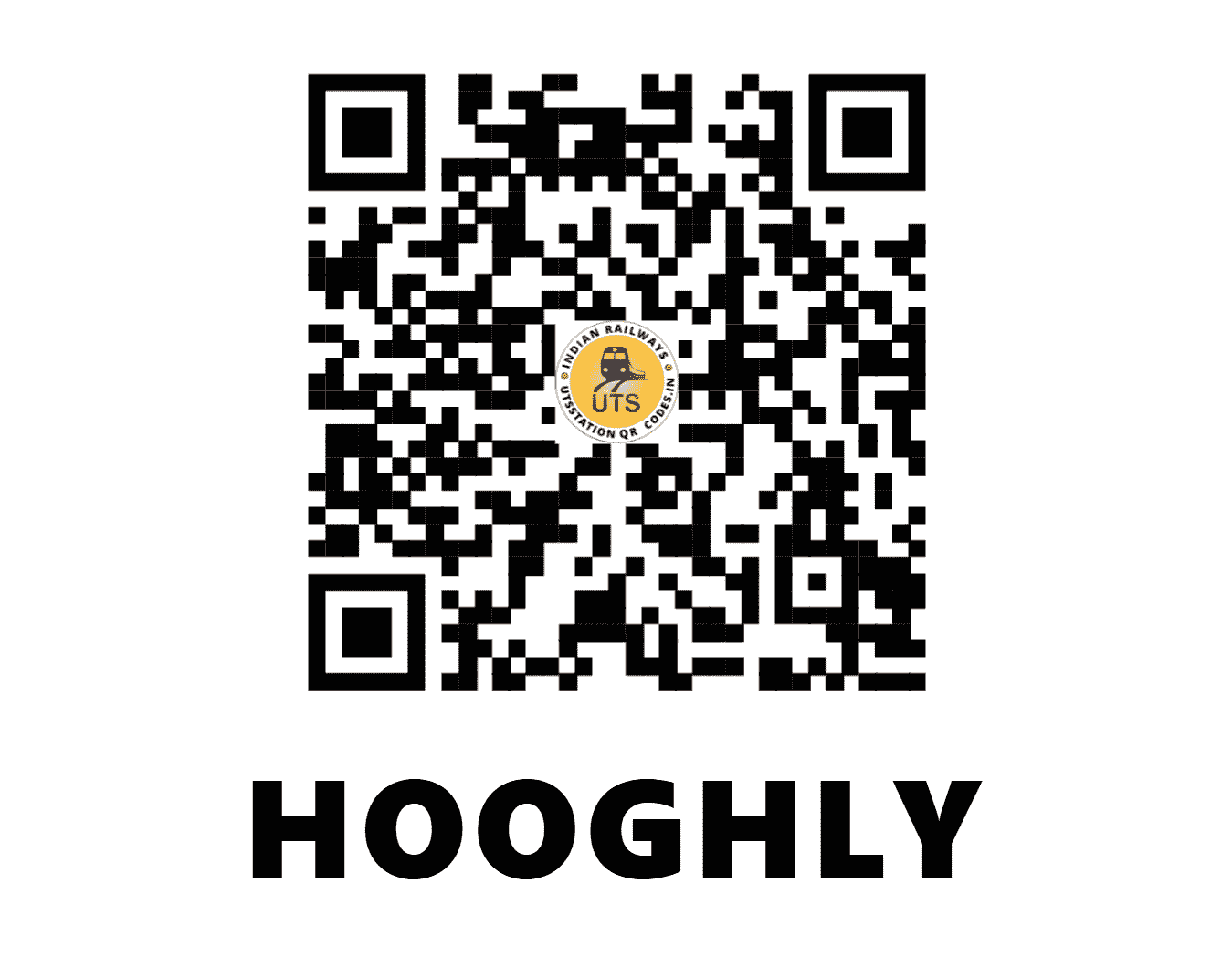 UTS QR Code for HOOGHLY - HGY - ER (WEST BENGAL)